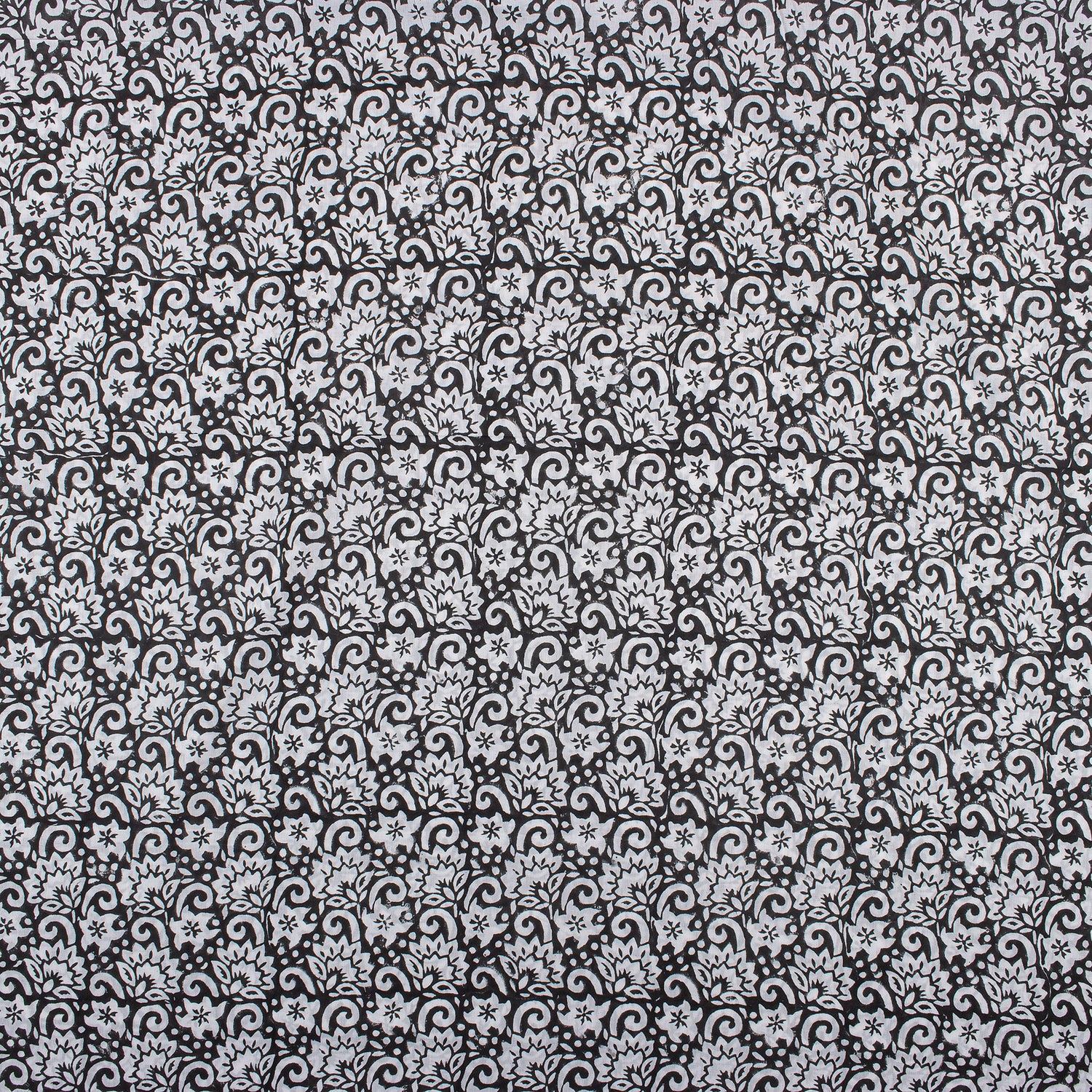 Modern Floral Indian Yards Of Cotton Fabric