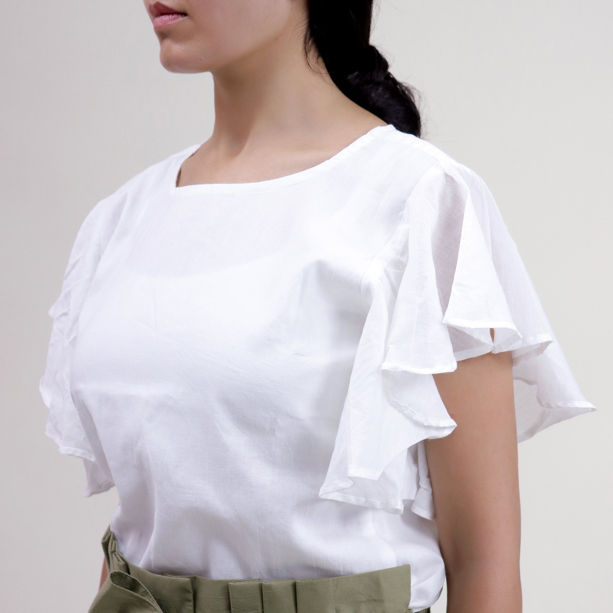 Modern Handmade Plain Top &amp; Pant Set For Women&