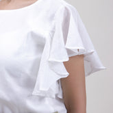 Modern Handmade Plain Top & Pant Set For Women&