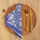 Modern Indian Handmade Block Print Table Cover Cloth 6 Seater