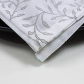 Modern Red Floral Hand Block Printed Cotton Napkin Cloth