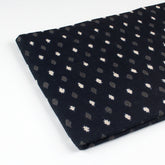 Monochrome Mud Hand Block Printed Cotton Fabric