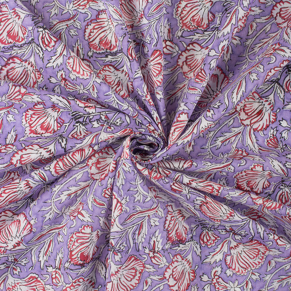 Mud Resist Hand Block Print Fabric