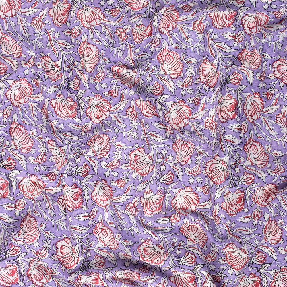 Mud Resist Hand Block Print Fabric