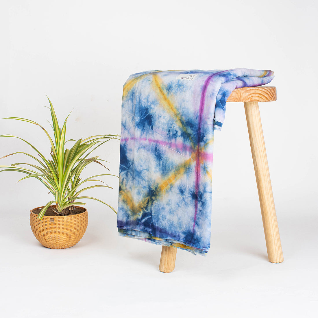 Mud Resist Tie Dye Shibori Fabric