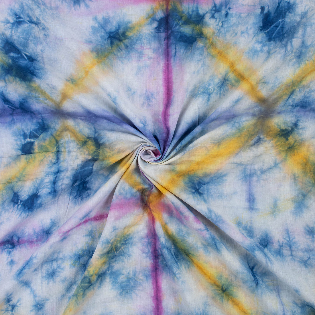 Mud Resist Tie Dye Shibori Fabric