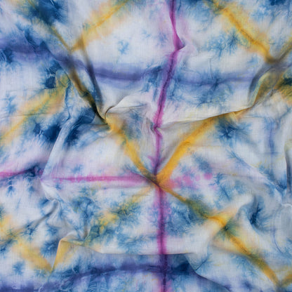 Mud Resist Tie Dye Shibori Fabric