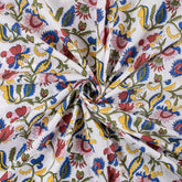 Multi Floral Indian Cotton Running Fabric