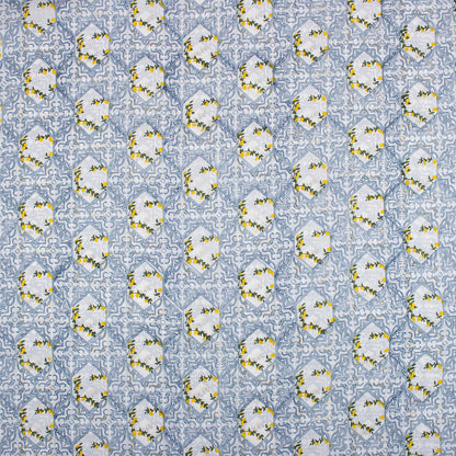 Multicolor Floral Hand Block Print Fabric Cloth