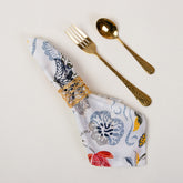 Multicolor Floral Indian Pure Cotton Printed Table Napkin Cloth