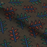 Multicolor Hand Block Print Dabu Fabric