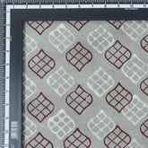 Multicolor Leaf Hand Block Print kashish Fabric