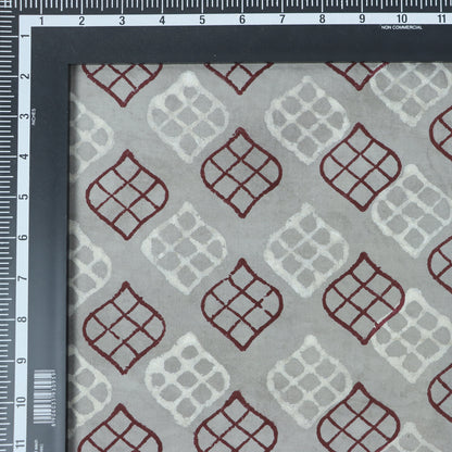 Multicolor Leaf Hand Block Print kashish Fabric