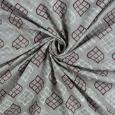 Multicolor Leaf Hand Block Print kashish Fabric