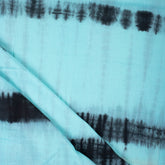 Multicolor Natural Dyed Cotton Tie Dye Shibori Fabric