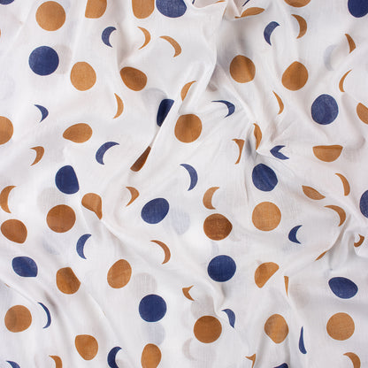 Multicolor Polka Dots Soft Cotton Fabric