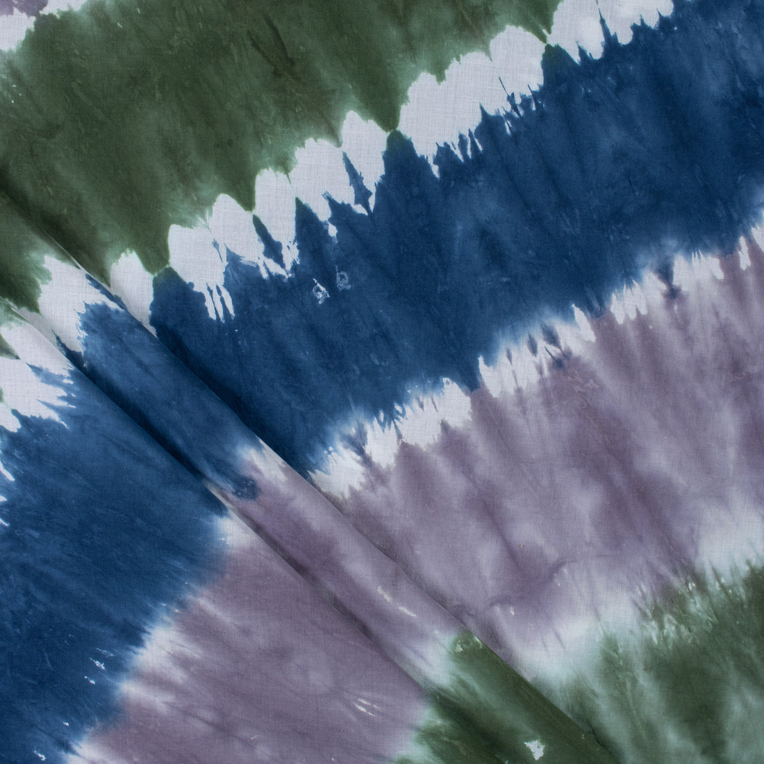 Multicolor Pure Cotton Tie Dye Fabric