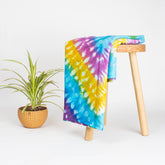 Multicolor Shibori Tie Dye Fabric - Natural Cotton