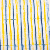 Multicolor Striped Cotton Tie Dye Shibori Fabric
