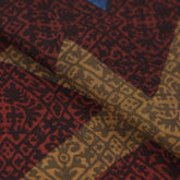 Multicolor Zig Zag Hand Block Print Fabric