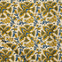 Mustard Yellow Hand Block Printed Soft Cotton Bagru Fabric