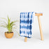 Natural Blue Tie Dye Shibori Fabric