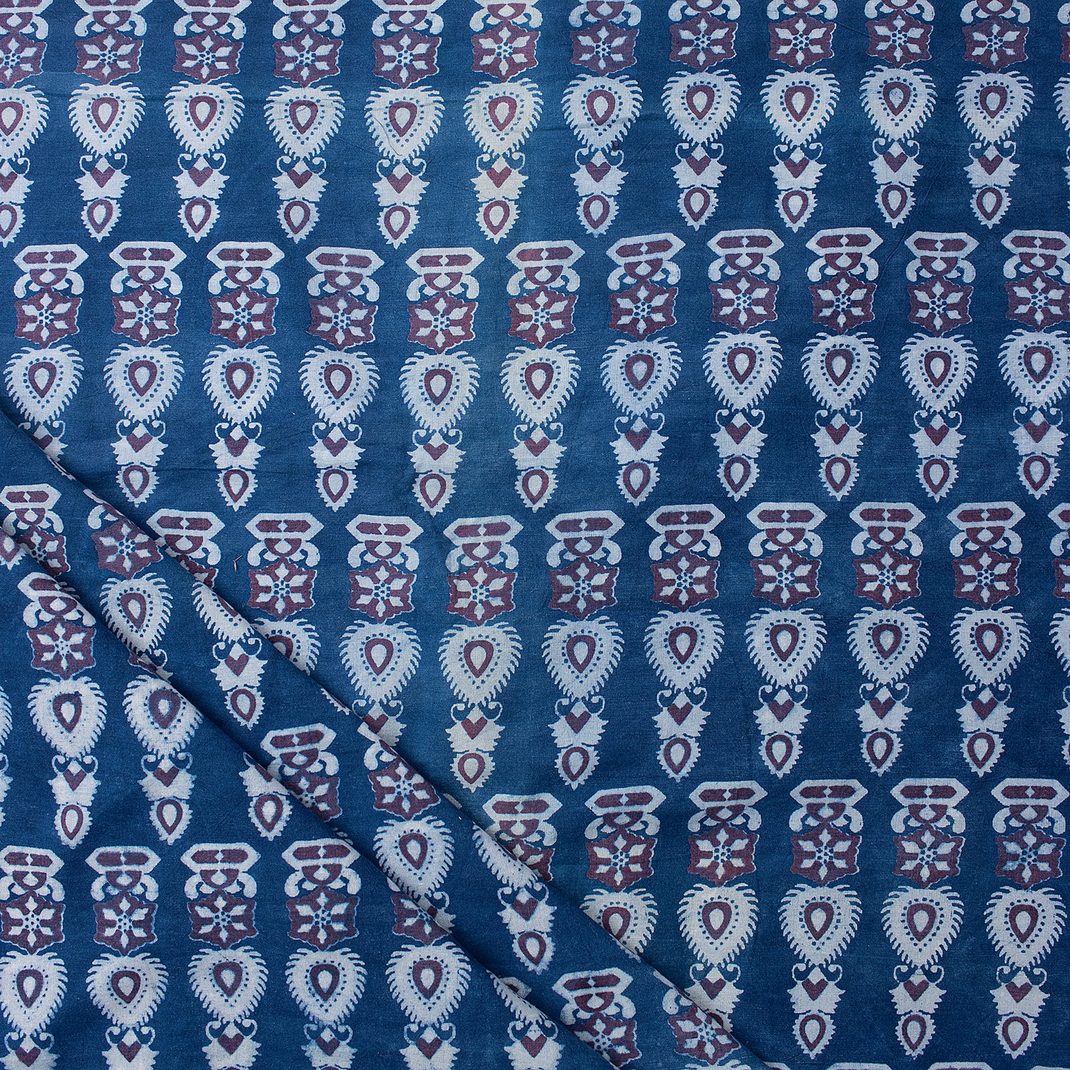 Natural Dyed 100% Cotton Indigo Fabric