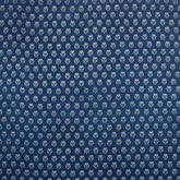 Natural Dyed Indigo Booti Floral Organic Cotton Fabric