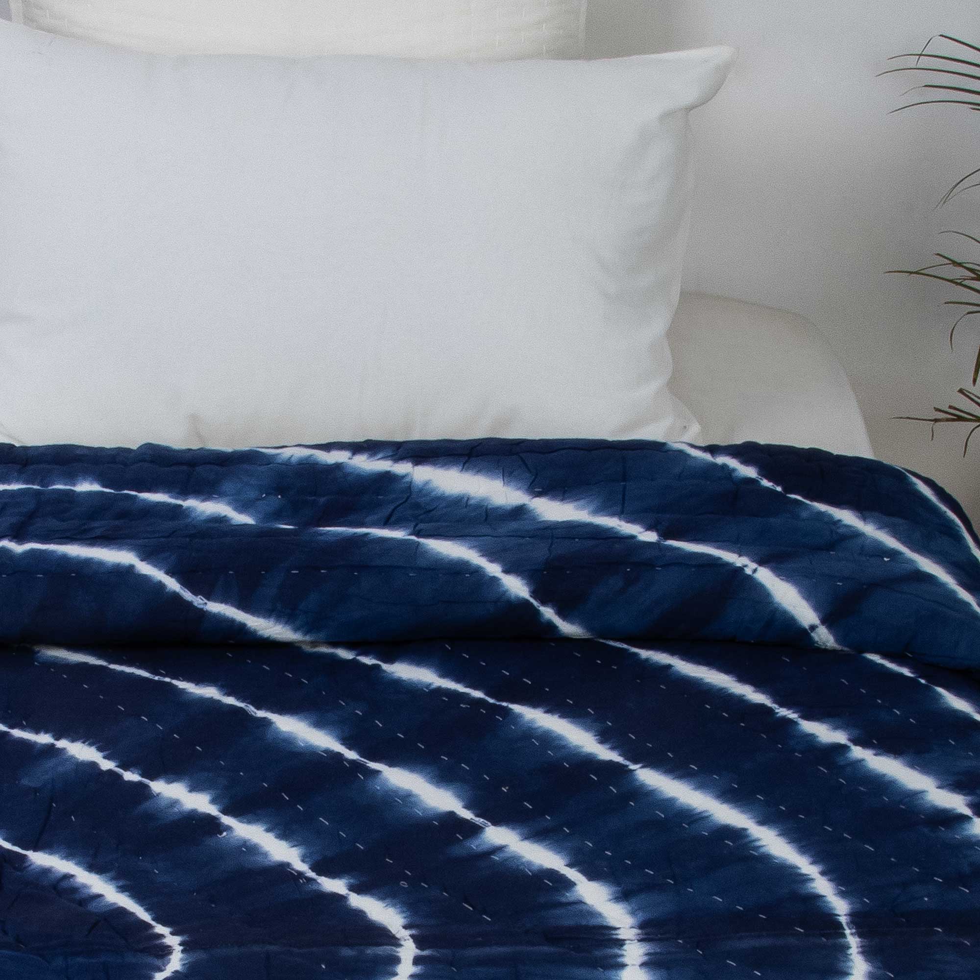 Natural Tie Dye Pure Cotton Indian Jaipuri Razai Quilts