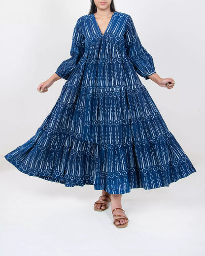 Navy Blue Maxi Dress