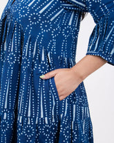 Navy Blue Maxi Dress