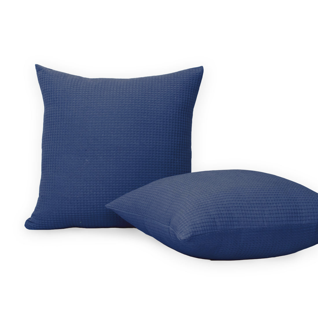 Navy Blue Organic Cotton Cushion Cover