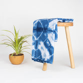 New Green Striped Indian Tie Dye Shibori Fabric