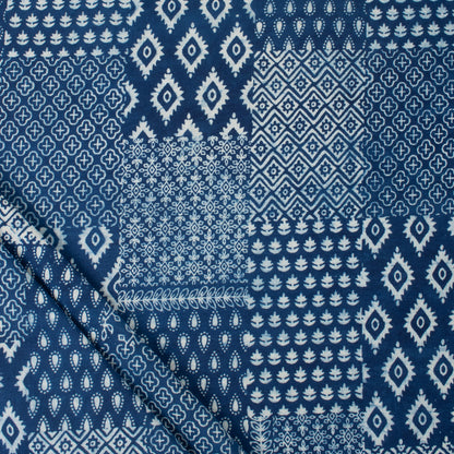 Indigo Printed Cotton Fabric