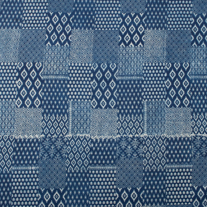 Indigo Printed Cotton Fabric 