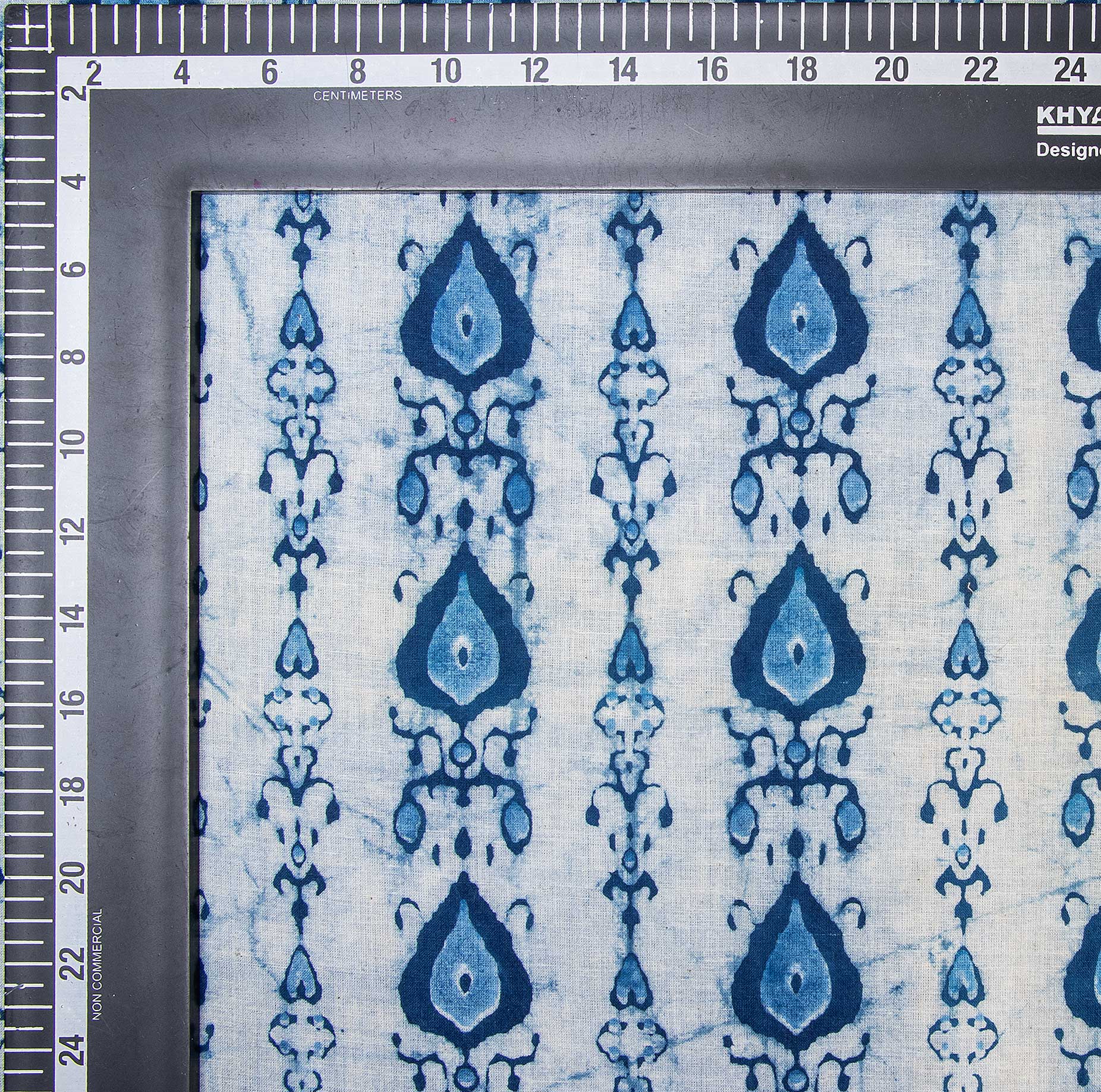 Newly Blue Leaf Indian Hand Block Print Cotton Fabric