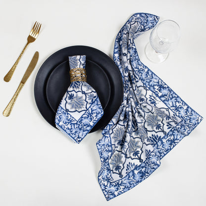 Newly Hand Block Printed Pure Cotton Napkin Cloth