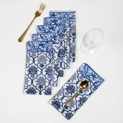 Newly Hand Block Printed Pure Cotton Napkin Cloth