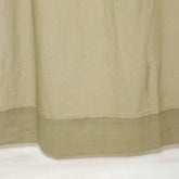 Olive Green Indian Natural Dyed Cotton Curtain
