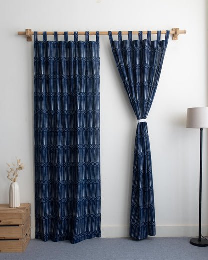 Online Indian Premium Block Printed Cotton Curtain