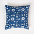 Online Modern Blue Floral Cotton Kantha Indigo Cushion Cover