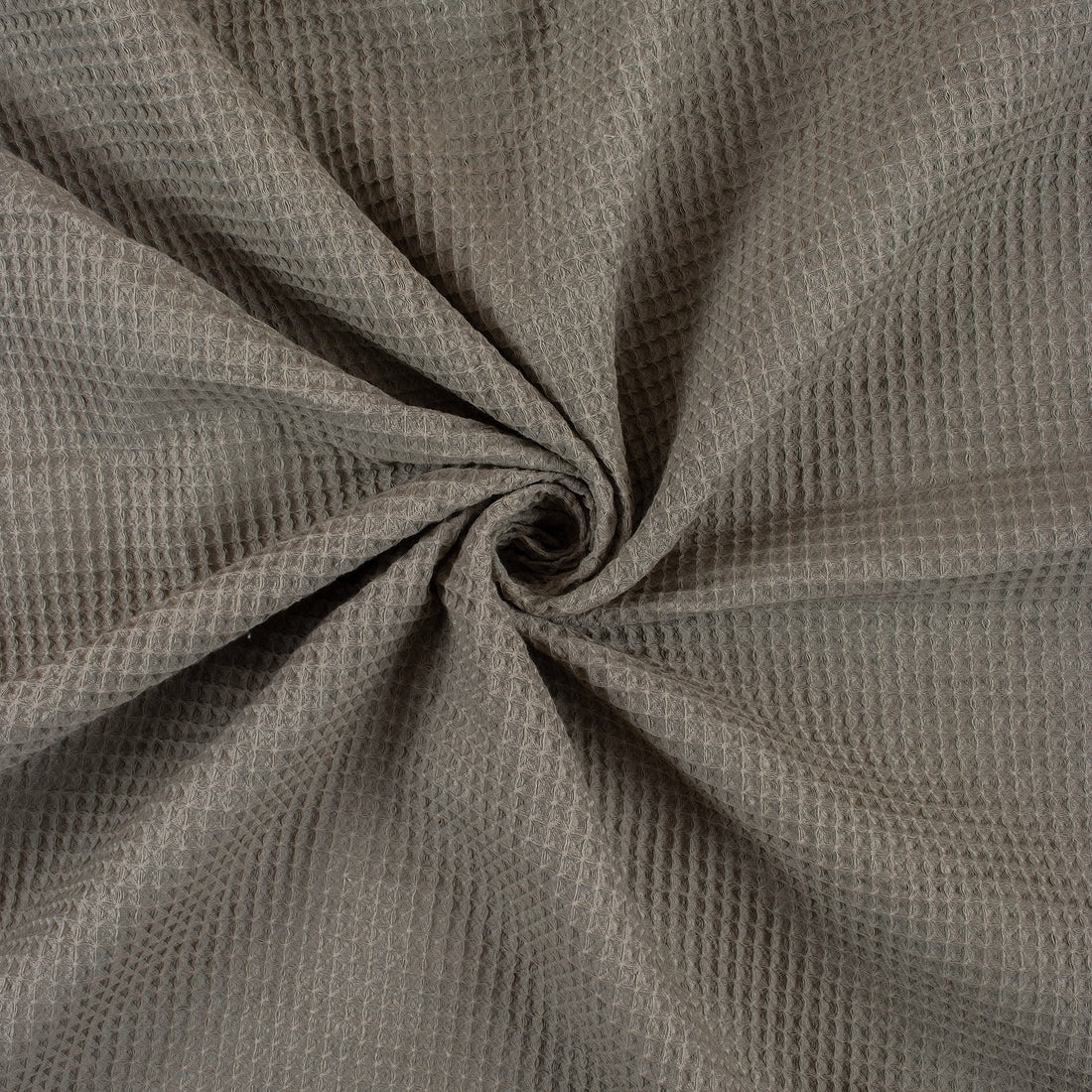 Open Weave Chunky Plain Waffle Material Fabric