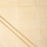 Orange Striped Hand Block Print Fabric