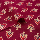 Organic Cotton Ajrakh Printed Fabric