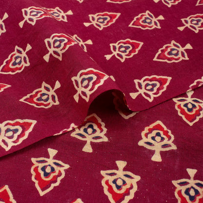 Organic Cotton Ajrakh Printed Fabric