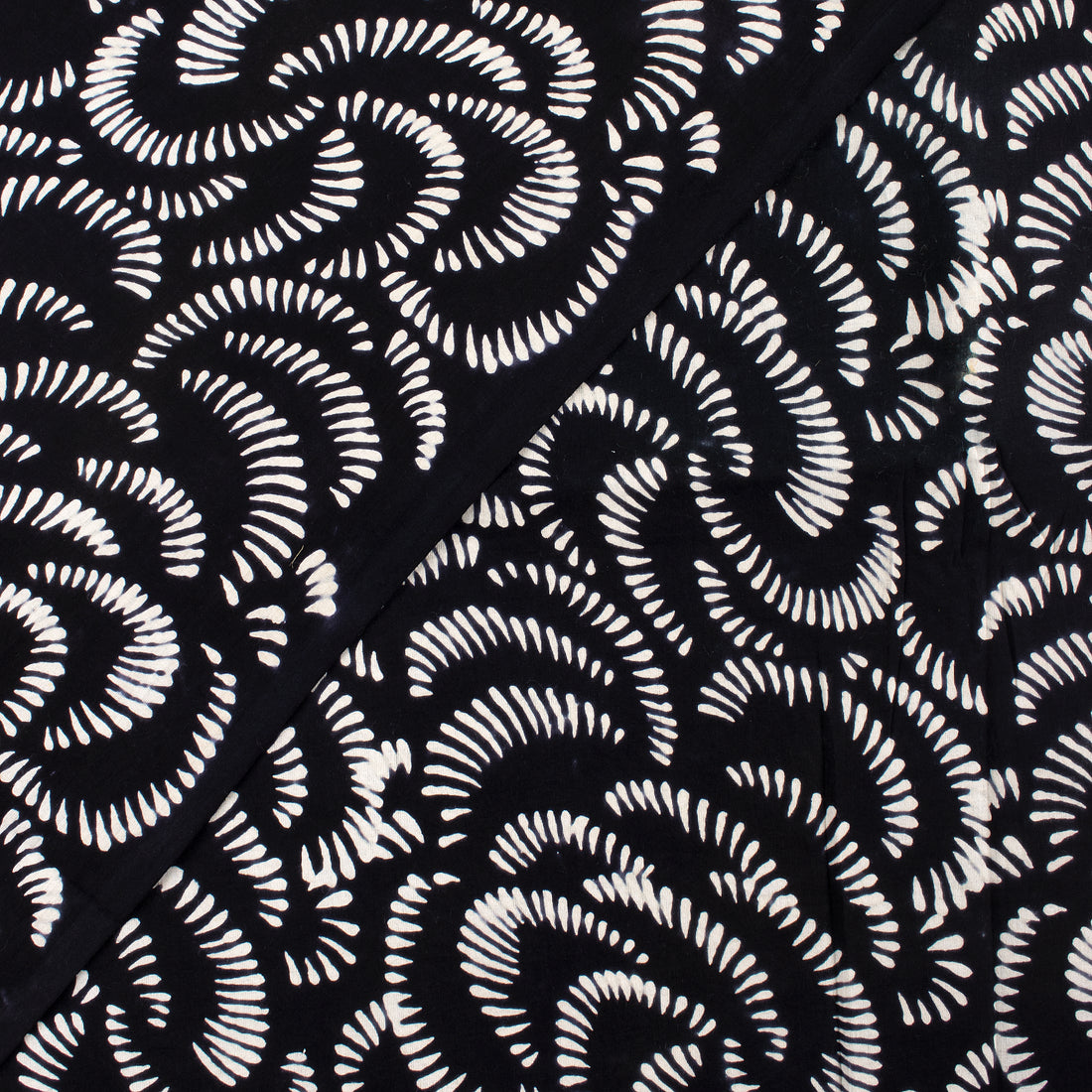 Organic Cotton Black and White Fabric