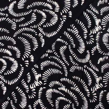 Organic Cotton Black and White Fabric