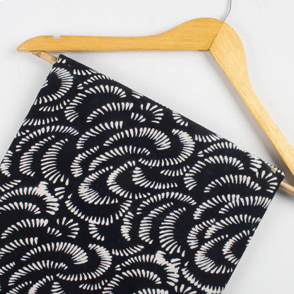 Organic Cotton Black and White Fabric