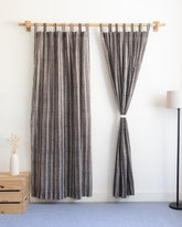 Organic Cotton Block Printed Curtains Set in India