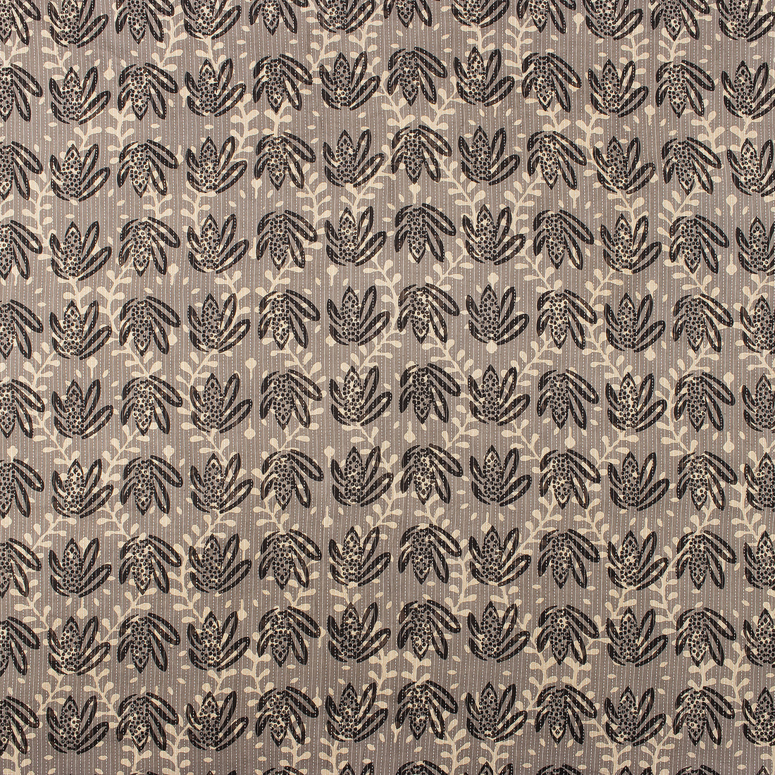 Organic Cotton Dabu Hand Block Printed Kantha Fabric